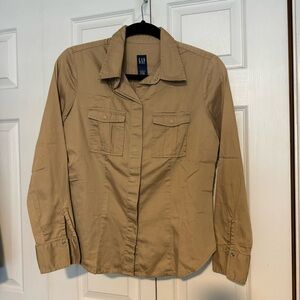 GAP Women’s Button Down Vintage / Y2K Long Sleeves SZ M